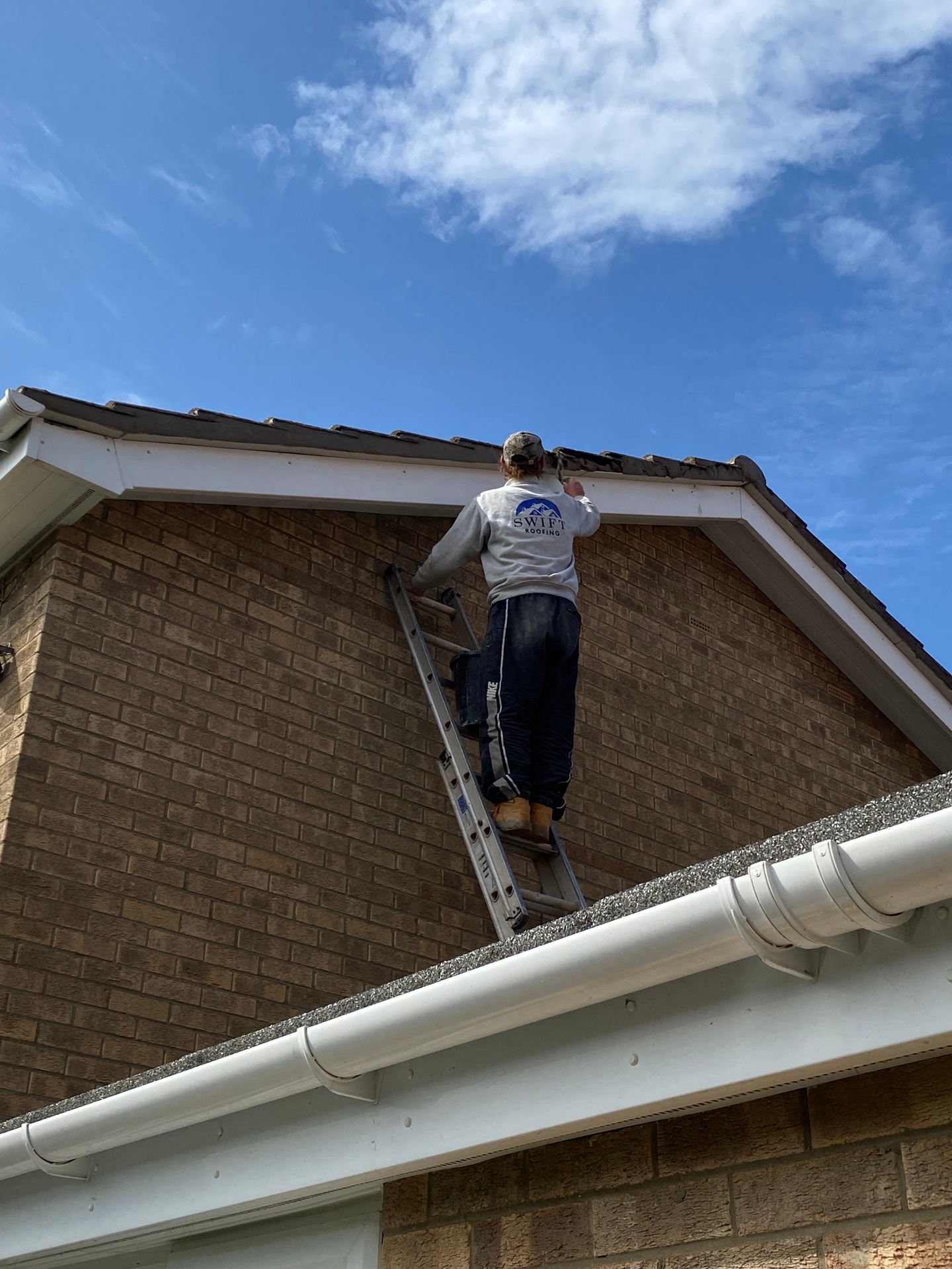 New guttering installation by Swift Roofing